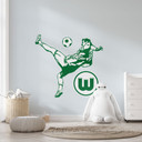 Wandtattoo VfL Wolfsburg Fussballspieler