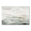 Glasschilderijen Mistig berglandschap aquarel - Ms Tiff