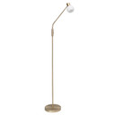 Stehleuchte Malou, gold, 140 x 22,5 cm, Glas Stehlampe