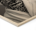 Plakat drewniany royal spa time-out z lampartem - Rahner