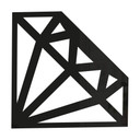 Akrylowy diament dekoracyjny