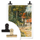 Plakat Gauguin - Dom wiejski w Normandii