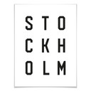 Plakat - Typografia Sztokholm