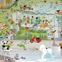 Fototapet - Wimmel - Sommer i parken