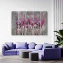 Lærred print 5 dele, planter blomster Simnitło