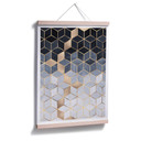 Plakat Fredriksson - Niebieska geometria