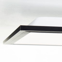 Deckenleuchte Clara, schwarz, 100 x 25 cm, Metall LED Deckenleuchte, Neutralweiß