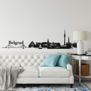 Wandtattoo Belgrad Skyline