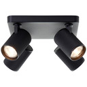 Spotbalken Leonardo, schwarz, 12,1 x 22 cm, Metall Deckenstrahler