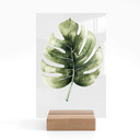 Kvilis borddekoration - Monstera-blad