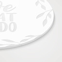 Akrylglasbillede, vinduesbillede til ophængning Love what you do - rund