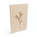Obraz drewniany kwiaty ilustracja - Forget-me-not - Goed Blauw