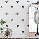 Sticker mural - Set diamants