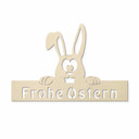 Décoration en bois à suspendre - Lapin 