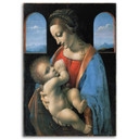 Canvasbillede, Madonna Litta - Da Vinci-reproduktion