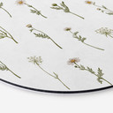 Meadow Romance med markblomster - Kikki Belle - Rund – print på aluminium