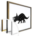 Plakat Nouveauprints - Geometryczny dinozaur Triceratops