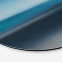 Wandbild Rotko Veil - Blauer Horizont - Sir Edward x Grigory Gladarev - Alu-Dibond Rund