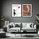 Plakat Banksy - Miłość jest odpowiedzią