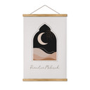 Obraz tkaniny Ramadan Mubarak półksiężyc