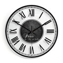 Horloge murale en verre - La Vie est belle - Shabby Chic 