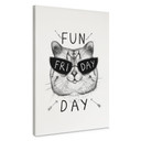 Obraz na płótnie Kot w okularach przeciwsłonecznych - Fun Friday Cat - Korenkova