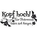 Wandtattoo Kopf hoch!