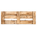 Wandgarderobe Kleiderhaken aus Kiefernholz - 110x42 cm