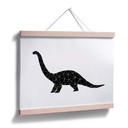 Plakat Nouveauprints - Geometryczny dinozaur Diplodoccus