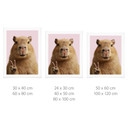 Poster animal Peace Capybara