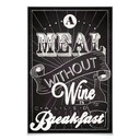 Poster - A meal wwithout Wine