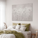 Wanddecoratie wilde bloemenweide met vlinders in Scandinavisch design - Ms Tiff - Alu-Dibond