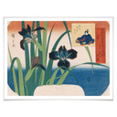 Plakat Hiroshige - Irysy