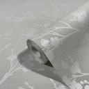 Blomstertapet, non-woven tapet Novamur Yvi greige