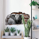 3D Wallsticker Jumbo den lille elefant
