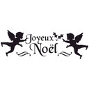 Sticker mural - Anges de Noël