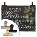 Poster Ich liebe es mit Wein zu kochen