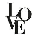 Dekoracja ścienna napis Love modern - litery akrylowe