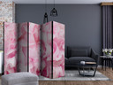 Paravent Séparation de pièce - Azalée (rose), 3 pièces