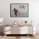 Plakat Banksy'ego - Olimpiada