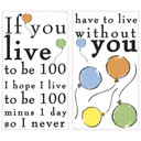 Sticker mural - Winnie l'ourson - Live to be 100