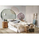 Livingwalls papier peint photo ARTist Calm avec motif aquarelle crème, vert, orange, violet