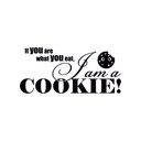 Wallsticker If you are what you eat... 1