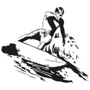 Wallsticker - Surfer