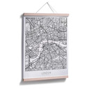Plakat mapa miasta Londyn