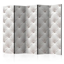 Paravent Séparation de pièce - Blanc noble, 5 pièces - 225x172 cm