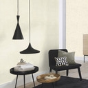 Tapet med metaleffekt, Factory V hvidt tapet med metaleffekt