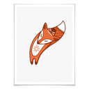 Plakat - Yoga fox 01