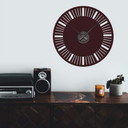 Sticker mural - Horloge Stripes Rétro 2