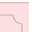 Vægpaneler vægbeklædning rose med dekorlistoptik